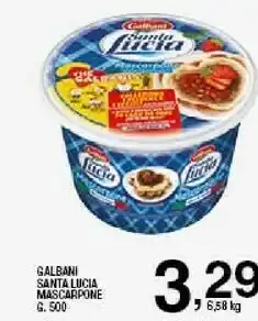 Sigma Crema dolce al mascarpone santa lucia offerta