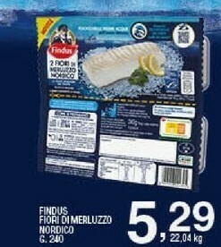 Sigma 2 fiori di merluzzo d'alaska 240 g(ml) offerta