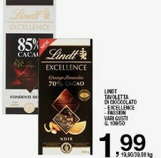 Sigma Excellence 85% cacao 100 g(ml) offerta