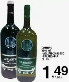 Sigma Vino igt agliancino rosso offerta