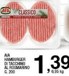 Sigma Classico hamburger con tacchino e rosmarino 200 g(ml) offerta