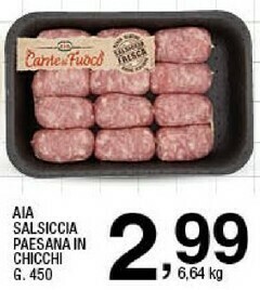 Sigma Salsiccia paesana in chicchi offerta