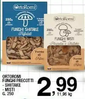 Sigma Funghi precotti shiitake/ misti offerta