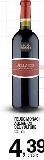 Sigma Aglianico del vulture offerta