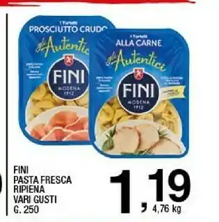Sigma Fini - tortellini al prosciutto crudo 250 g(ml) offerta