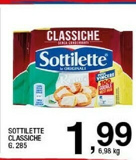 Sigma Mondelez - sottilette le originali classiche offerta