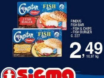 Sigma 2 fish & chips burger offerta