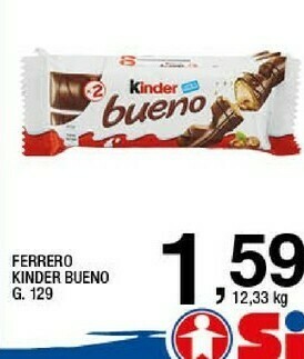 Sigma Kinder bueno 129 g(ml) offerta