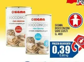 Sigma Sigma bocconcini con tonno offerta