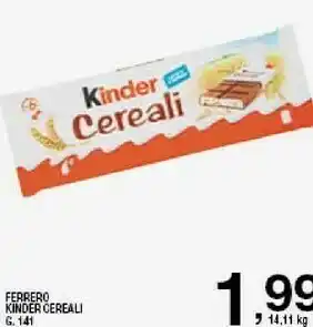 Ok Sigma Kinder cereali offerta