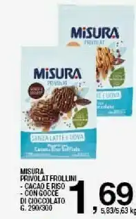 Ok Sigma Privolat frollini cacao e riso offerta