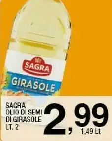 Ok Sigma Olio di semi di girasole 2000 g(ml) offerta