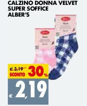 Alber's Calzino Donna Velvet Super Soffice
