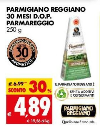 Tigros Parmareggio Parmigiano Reggiano 30 Mesi D.O.P. 250g offerta