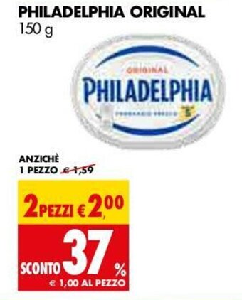 Tigros Philadelphia Original 150g offerta