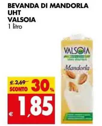 Tigros Valsoia Bevanda di Mandorla 1 litro offerta