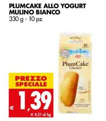 Tigros Mulino Bianco Plumcake Allo Yogurt 330g 10pz offerta