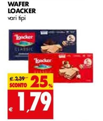 Tigros Loacker Wafer offerta
