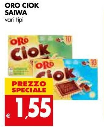 Tigros Saiwa Oro Ciok offerta