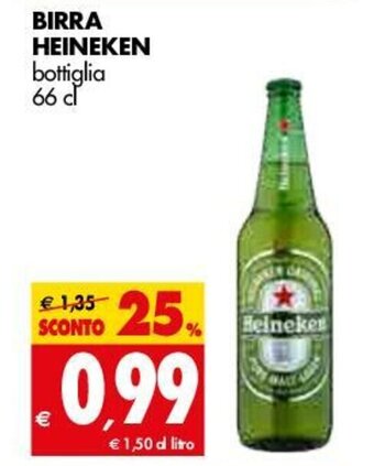 Tigros Heineken Birra 66cl offerta