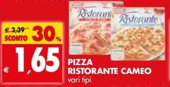 Tigros Cameo Pizza Ristorante offerta