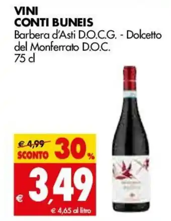Tigros Vini Conti Buneis 75cl offerta