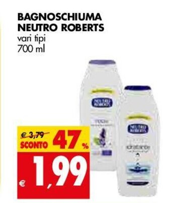 Tigros Neutro Roberts Bagnoschiuma 700ml offerta