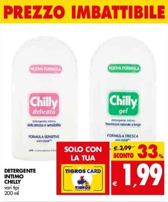 Tigros Chilly Intimo Detergente 200ml offerta