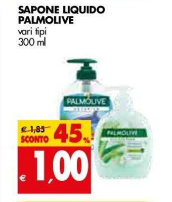 Tigros Palmolive Sapone liquido 300ml offerta