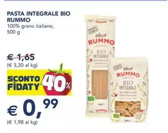 Esselunga PASTA INTEGRALE BIO RUMMO 500 g offerta