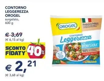 Esselunga CONTORNO LEGGEREZZA OROGEL surgelato, 600 g offerta