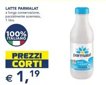 Esselunga LATTE PARMALAT a lunga conservazione, parzialmente scremato, 1 litro offerta