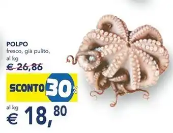 Esselunga POLPO fresco, già pulito offerta