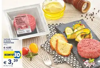 Esselunga TARTARE CLASSICA DI RAZZA PIEMONTESE 140 g offerta