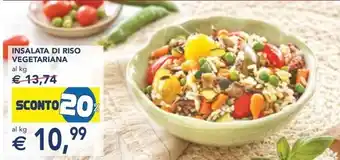 Esselunga INSALATA DI RISO VEGETARIANA offerta