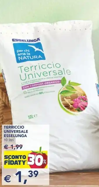 Esselunga TERRICCIO UNIVERSALE ESSELUNGA 10 litri offerta