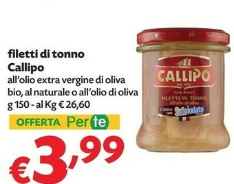 Pam Filetti di tonno all'olio extra vergine di oliva bio offerta