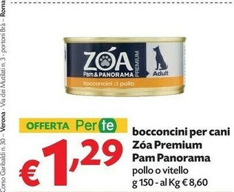 Pam Pam bocconcini per cani zóa premium offerta
