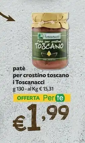Pam Patè per crostino toscano offerta