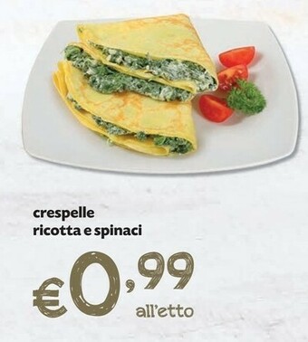 Pam Crespelle ricotta e spinaci offerta