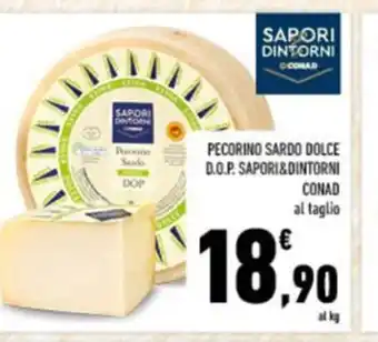 Conad PECORINO SARDO DOLCE D.O.P. SAPORI&DINTORNI CONAD al taglio offerta