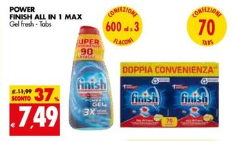 Tigros Finish Power All in 1 Max offerta