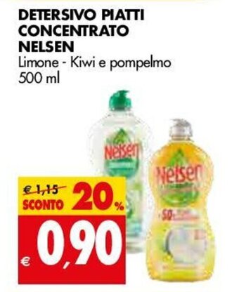 Tigros Nelsen Detersivo Piatti Concentrato 500ml offerta
