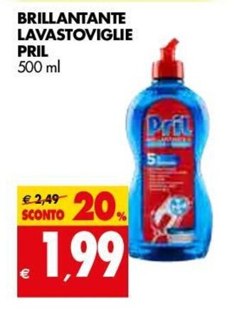 Tigros Pril Brillantante Lavastoviglie 500ml offerta