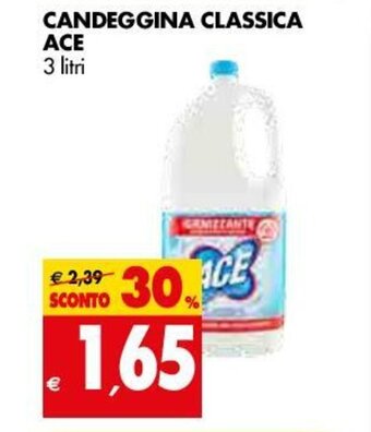 Tigros Ace Candeggina Classica 3 litri offerta