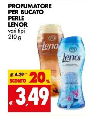 Tigros Lenor Profumatore per Bucato Perle 210g offerta