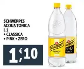 Deco Supermercati SCHWEPPES ACQUA TONICA L 1 offerta