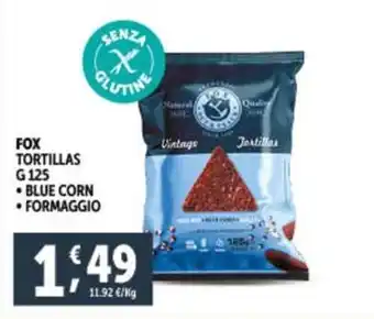 FOX TORTILLAS G125