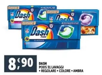 Deco Supermercati DASH PODS 31 LAVAGGI offerta