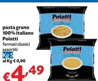 Pam Pasta grano 100% italiano offerta